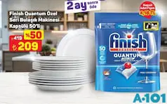 FİNİSH QUANTUM ÖZEL SERİ BULAŞIK MAKİNESİ TABLETİ 50'Lİ fiyat ve kampanya bilgisi